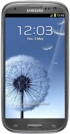 Смартфон Samsung Galaxy S3 GT-I9300 16Gb Titanium grey - Моздок